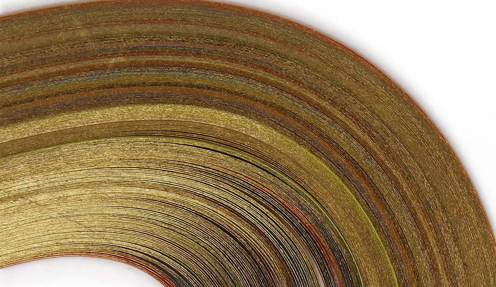 A Touch of Gold - Multi-Color - 1/8" Strips