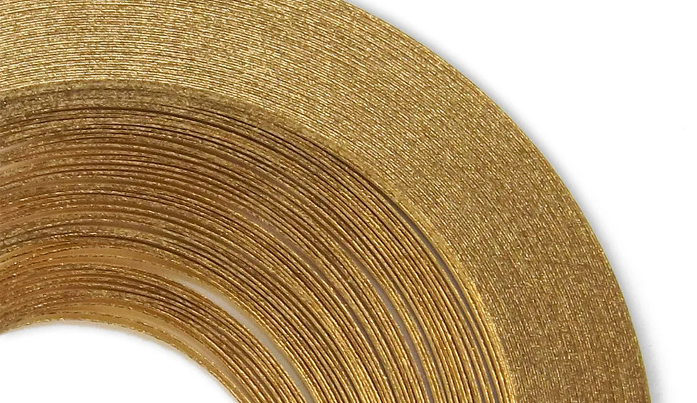 A Touch of Gold - Ivory - 1/8" Strips