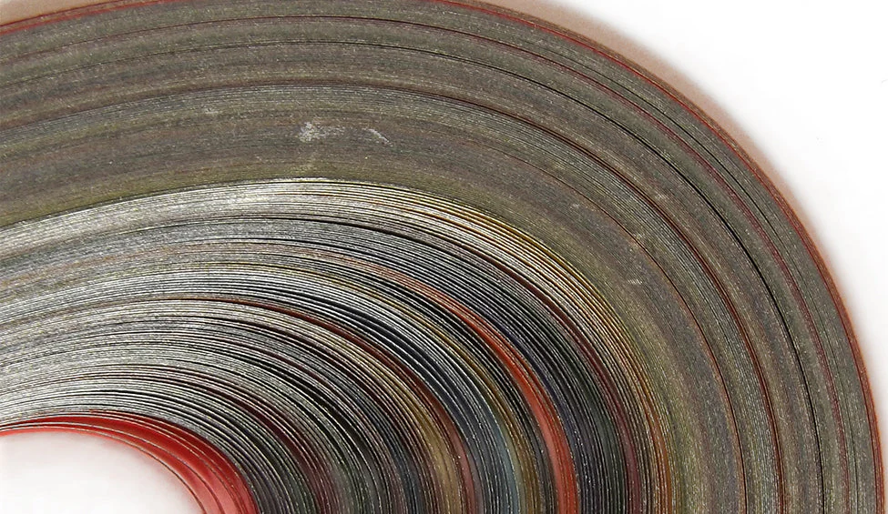 A Touch of Silver - Multi-Color - 1/8" Strips