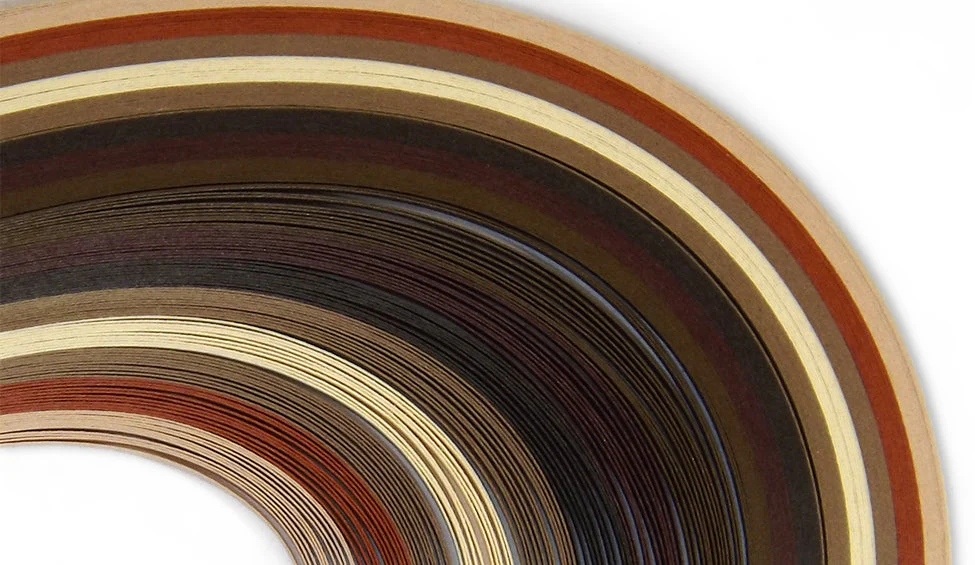 Brown & Tan - 1/8" Strips