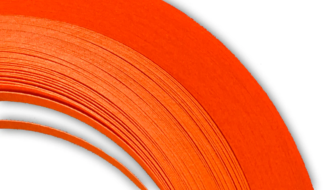 Orange - 1/8" Strips