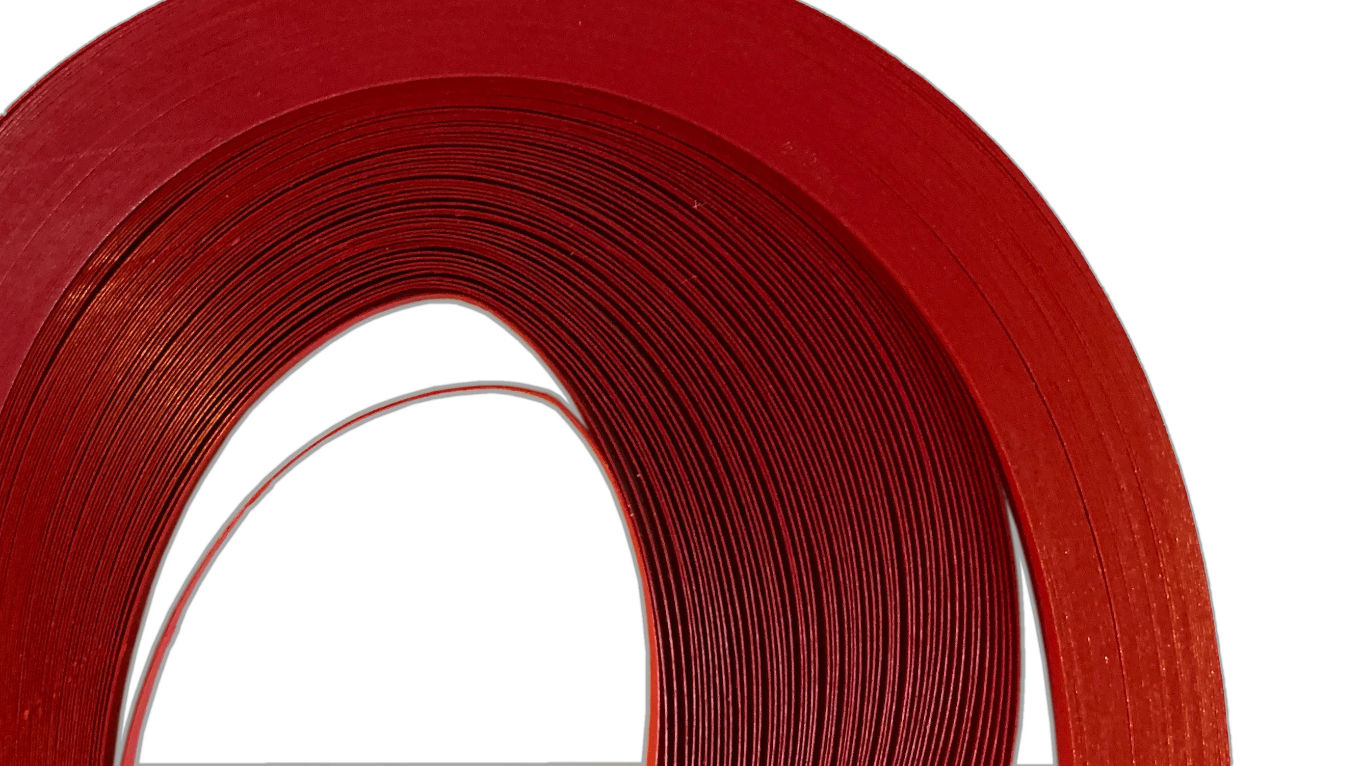 Sparkling Bold Red - 1/8" Strips