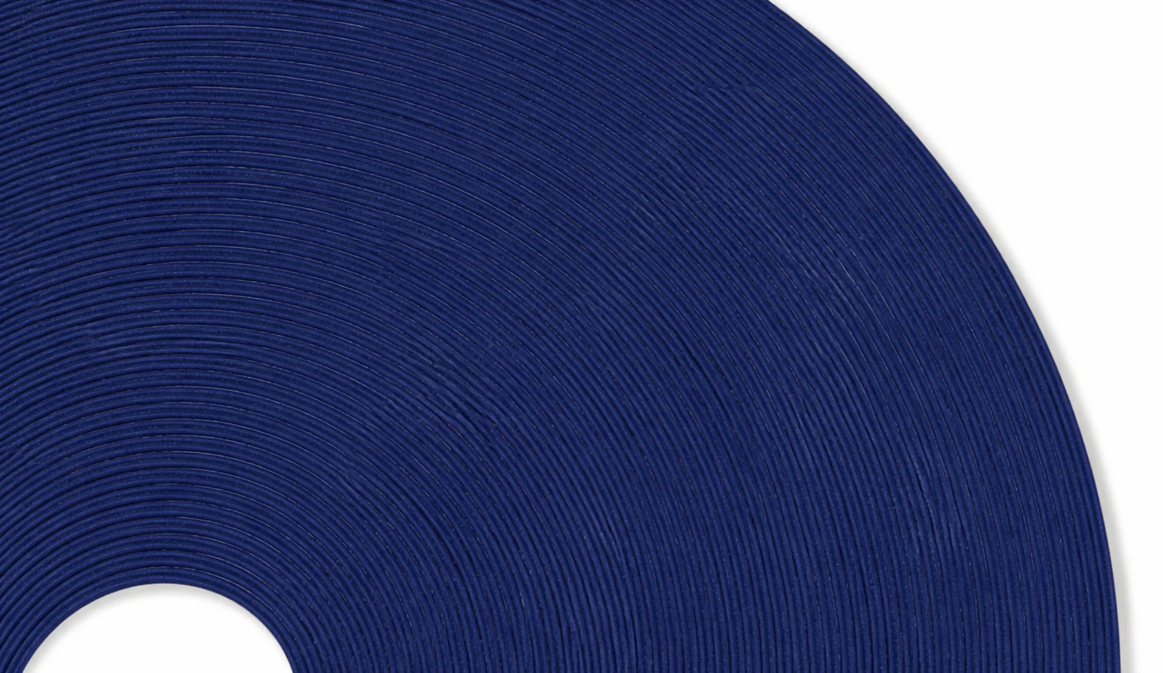 A Touch of Blue - Bright White - 1/8" Strips